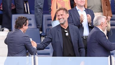 Jürgen Klopp tout sourire à Charléty, le 10 mai 2025