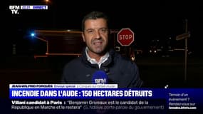 Incendie dans l'Aude: les habitations ne sont pas menacées, mais 150 hectares ont été détruits