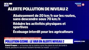 Pollution à l'ozone: le Var placé en alerte de niveau 2 pour ce mercredi