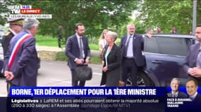 Élisabeth Borne est arrivée aux Mureaux pour son premier déplacement en tant que Première ministre