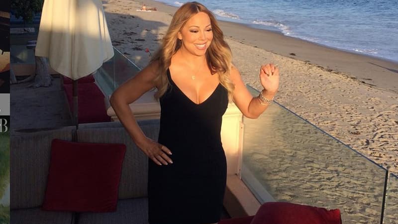 Mariah Carey à Malibu, où elle a loué une maison sur Airbnb
