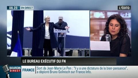 Le parti pris d'Apolline de Malherbe : Marine Le Pen ne veut plus que son père incarne le FN – 04/05