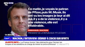 Réforme des retraites: "Il y a eu des violences menées par une extrême et des gens qui ne veulent pas de solutions" pour Emmanuel Macron