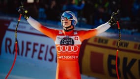 Marco Odermatt, à Wengen le 18 janvier 2025