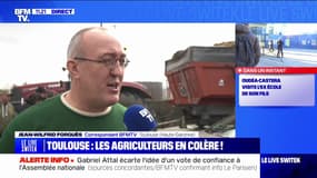 "Ras-le-bol général": près de 1.500 agriculteurs manifestent à Toulouse