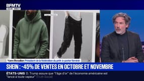 "Shein vend de la merde [...] ils vendent des vêtements toxiques, non-normés depuis 5 ans", fustige Yann Rivoallan, président de la fédération du prêt-à-porter féminin