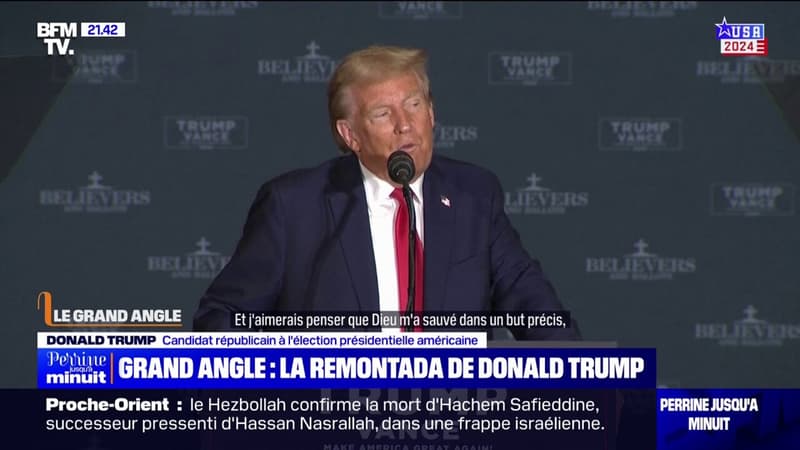 LE GRAND ANGLE - La remontée de Donald Trump