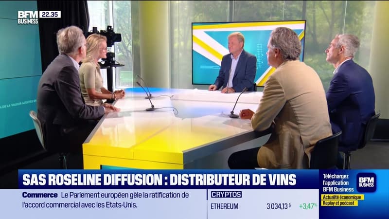 Pari ETI : Patrice Bégay reçoit Christophe Pouille (Balsan), Paul de Billy (Alibaba France), Jean-Matthieu Biseau (Groupe Opteven) et Aurélie Bertin (SAS Roseline Diffusion) - 21/01