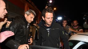 Jérôme Kerviel, lors de son arrestation, dans la nuit de dimanche à lundi 19 mai.