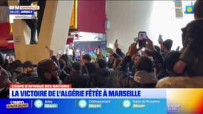 CAN : la victoire et la qualification en huitièmes de finale de l'Algérie célébrée à Marseille