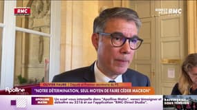 "Notre détermination, seul moyen de faire céder Macron"