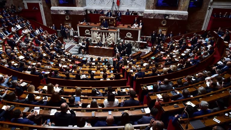 Le Premier ministre Edouard Philippe lors de son discours de politique générale devant l'Assemblée nationale le 04 juillet 2017 (image d'illustration)