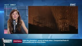 Notre-Dame: "Les flammes se rapprochaient de plus en plus, on devait reculer à chaque fois le point d’attaque", témoigne une pompier