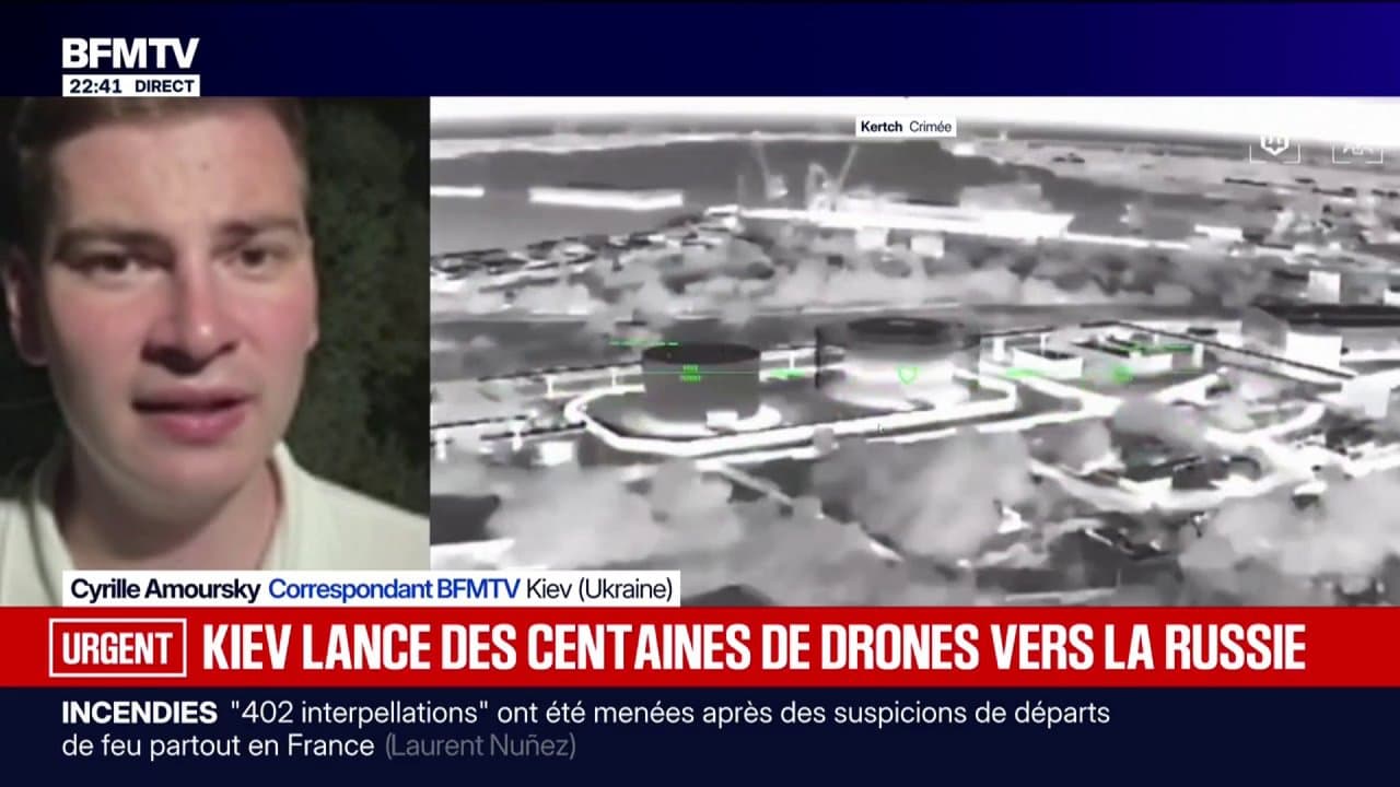 L'Ukraine vient de lancer des centaines de drones vers la Russie