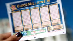 Un ticket d'Euromillions (photo d'illustration). 