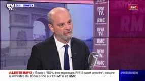 Blanquer : "Nous réussissons globalement à faire le remplacement de profs absents"