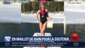 En maillot de bain pour la soutenir