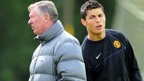 Alex Ferguson et Cristiano Ronaldo