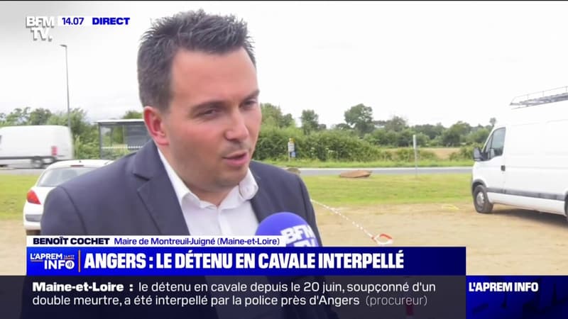 Angers: Le mot est dit, le soulagement, il n'y en a pas d'autres indique le maire de Montreuil-Juigné après l'interpellation du détenu en cavale