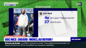 Kop Aiglons: le coach Didier Digard quitte ses fonctions à l'OGC Nice