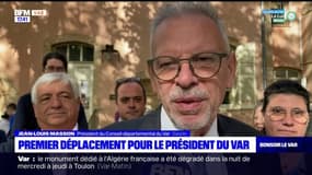 Premier déplacement pour Jean-Louis Masson en tant que nouveau président du Var