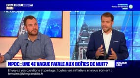 Morgan Dalle, porte-parole de SOS CHRD en détresse, espère pouvoir "rouvrir nos clubs sans pass sanitaire"