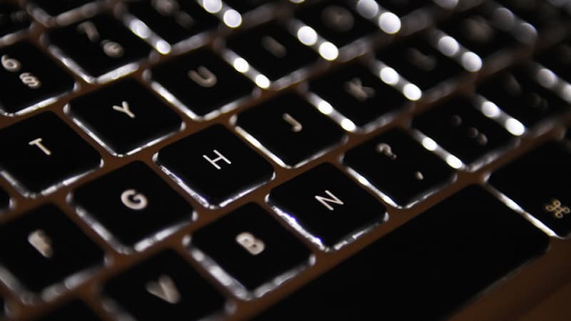 Un clavier d'ordinateur (image d'illustration)