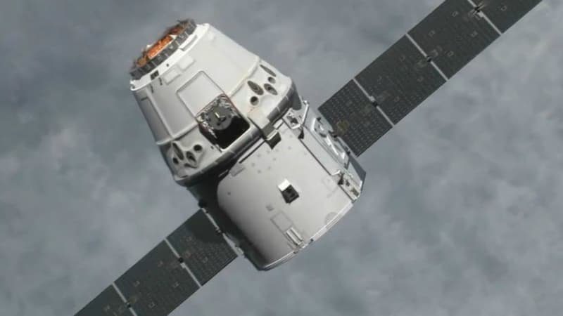 Un vaisseau Dragon de la compagnie SpaxceX