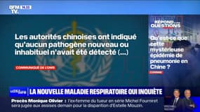 Qu'est-ce que cette mystérieuse épidémie de pneumonie en Chine? BFMTV répond à vos questions