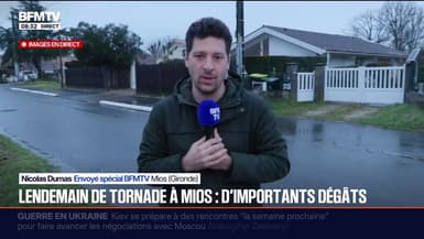 Tordane à Mios: au lendemain de l'événement, d'importants dégâts dont 300 maisons endommagées