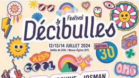 La 30ème édition du festival Décibulles aura lieu les 12, 13 et 14 juillet 2024.