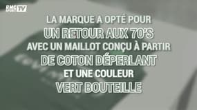 ASSE : Le maillot 2017-18 domicile, entre modernité et vintage