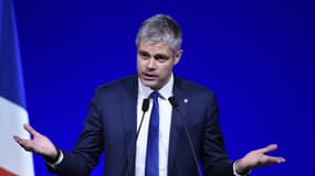 Laurent Wauquiez lors d'un meeting le 14 février 2016. 