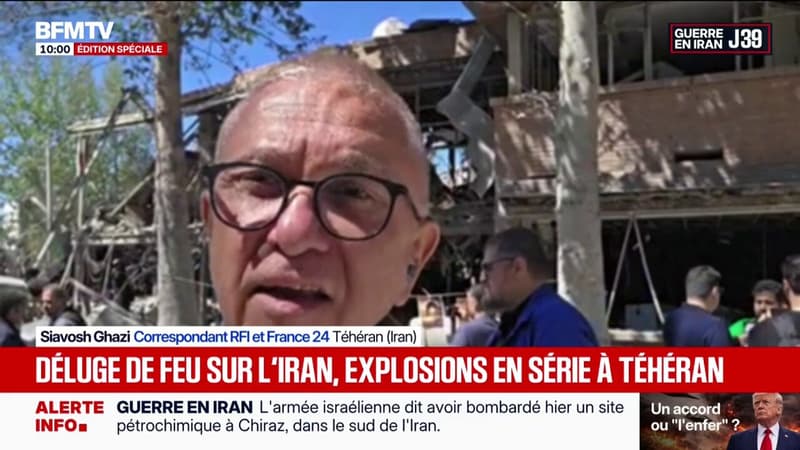 Guerre au Moyen-Orient: une série d'explosions entendues à Téhéran