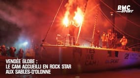Vendée Globe :  Le Cam accueilli en rock star aux Sables-d'Olonne