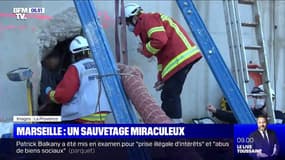 À Marseille, le sauvetage miraculeux d'un ouvrier enseveli sous des décombres pendant plus de 20 heures