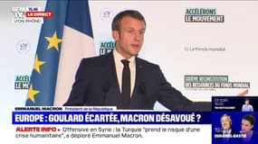 "La présidente Van der Leyen m'a dit qu'elle voulait travailler avec Sylvie Goulard" explique Emmanuel Macron qui "a besoin de comprendre"