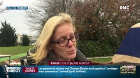 "Jai peur, mais...": cette "gilet jaune" de Brest explique pourquoi elle va manifester à Paris