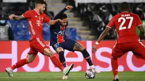 L'attaquant brésilien du Paris Saint-Germain, Neymar, lors du quart de finale retour de la Ligue des Champions contre le Bayern Munich, le 13 avril 2021 au Parc des Princes