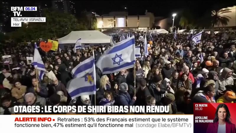 Otages: l'armée israélienne affirme que l'un des corps remis par le Hamas n'est pas celui de Shiri Bibas