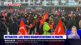 "Métro, boulot, caveau": forte mobilisation contre la réforme des retraites à Calais