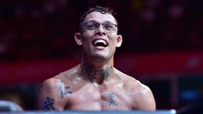 Caio Borralho après sa victoire sur Paul Craig à l'UFC 301 en mai 2024