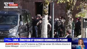 Obsèques de Lina: sa famille et son petit ami arrivent à l'église  Saint-Arnould à Plaine