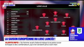 Ligue Europa Conférence: la composition du LOSC contre Ljubljana dévoilée