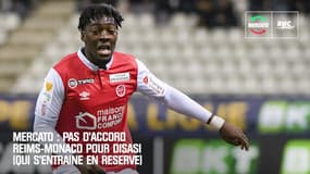 Mercato : pas d'accord Reims-Monaco pour Disasi (qui s'entraîne en réserve)