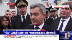Prison de haute sécurité: "Il faudra d'autres établissements dans les années qui viennent", estime Gérald Darmanin