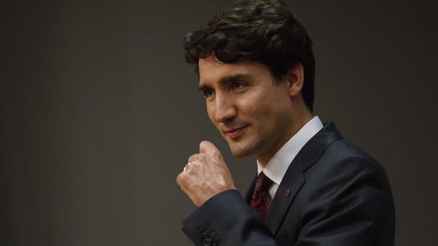 Justin Trudeau, Premier ministre canadien.