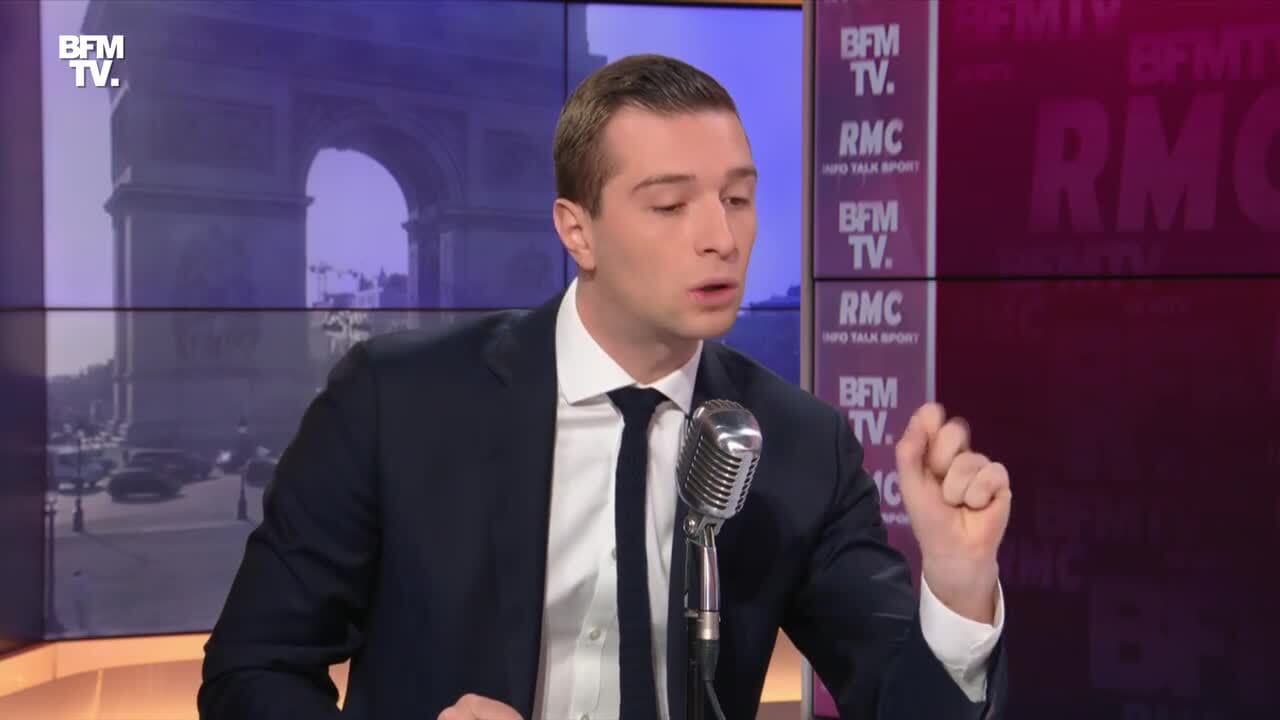 Jordan Bardella face à Apolline de Malherbe en direct 25/03