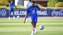 Wesley Fofana à Clairefontaine avec l'équipe de France, le 14/06/2023