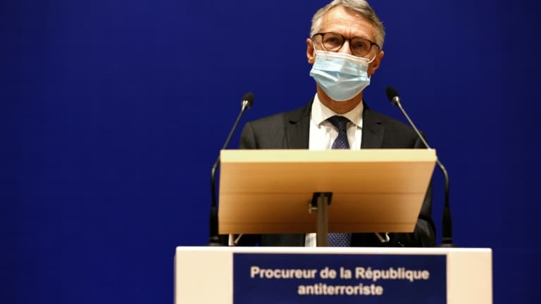 Le procureur national antiterroriste Jean-François Ricard à Paris le 21 octobre 2020